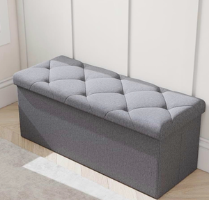 lot 3115 image: Storage ottoman  - Retail $0