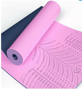lot 3124 image: LOLLIPOP Thick Yoga Mat, Non-Slip Exercise Mat for Yoga, Pilates, Stretching Fitness & Exercise Mat with Easy-Cinch Carrier Strap - Retail $0