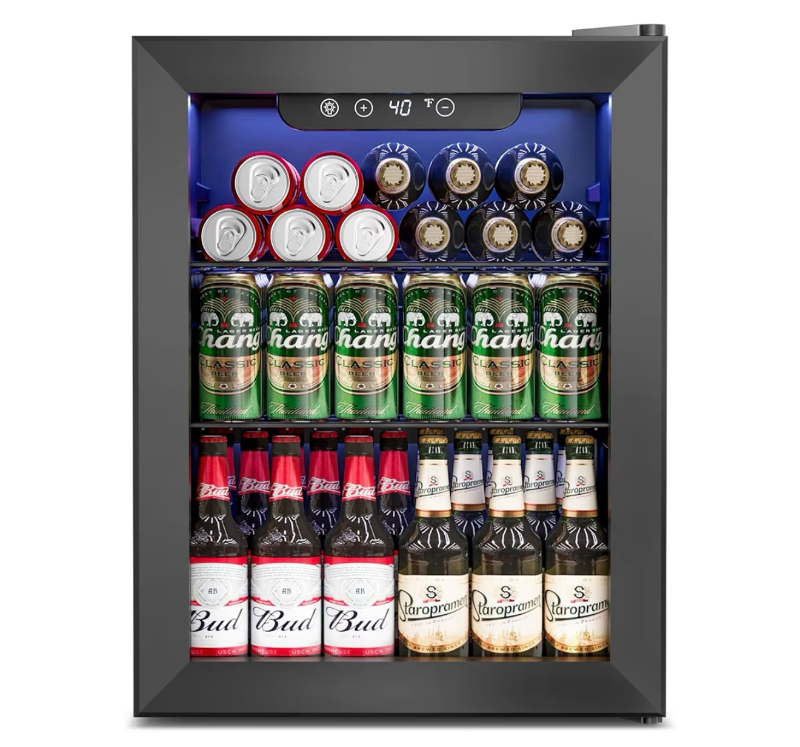 lot 1696 image: Cooler and beverage center  - Retail $0