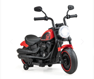 lot 3176 image: Kids Electric Motorcycle Training Wheels - Retail $0