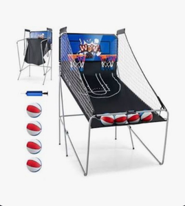Folding Basketball Pop A Shot Duel Basket Electronic Arcade Basketball - Retail: $0