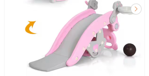 lot 3244 image: Toddler rocking horse slide set - Retail $0