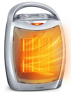 lot 3264 image: GiveBest 1500W Portable Ceramic Space Heater - Retail $25