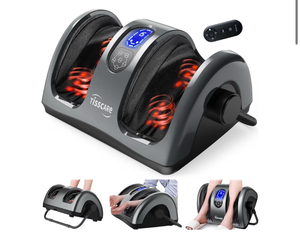 lot 3271 image: TISSCARE Shiatsu Foot Massager with Heat, FSA Eligible HSA Foot Massager for Plantar Fasciitis, Neuropathy, Circulation and Pain Relief, Massage Feet at HomeOffice, Gift for Men and Women - Retail $0