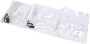 lot 923 image: $70 6.6 x 9.8ft Chicken Coop Cover with Elastic Straps, Rope Included