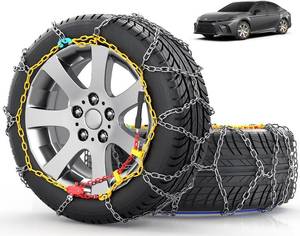 lot 943 image: $69 Snow-Chains One-Pull Tire Chains for CarsSUVs 215-265