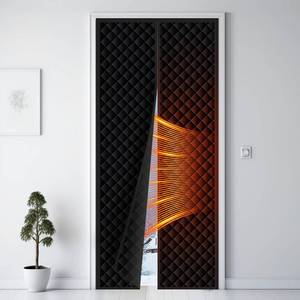 lot 948 image: Magnetic Insulated Door Curtain for 36x8338x84 5-Layer Black