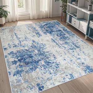 lot 951 image: $54 5x7 Area Rugs, Washable, Abstract, Non-Slip for Living Room