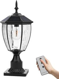 lot 959 image: $97 Kaqur Solar Post Lights with Pier Mount, 3000K4000K6000K