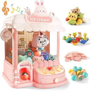 lot 962 image: $50 Claw Machine for Kids & Adults, Mini Vending Machine with 30 Toys