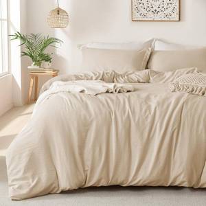 lot 979 image: MILDLY Super Soft Duvet Cover - Khaki 3-Pcs