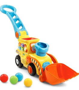 lot 984 image: VTech Pop-a-Balls Push and Pop Bulldozer, Yellow