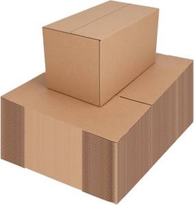 lot 998 image: CRUGLA 40 Packs 11x6x6 Shipping Boxes, Corrugated Cardboard Bulk