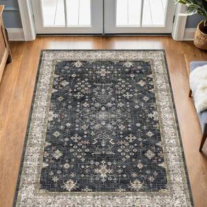 lot 1095 image: 3x5 Entryway Rug - Washable Non-Slip Low-Pile Ultra-Soft Area Rug