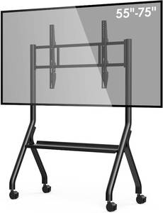 lot 1104 image: $296 Smart BoardTV Stand with Wheels for 556575 Whiteboard