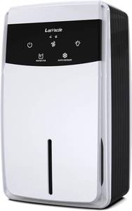 lot 1128 image: Dehumidifier for Bathroom with Drain Hose, 95 Oz, Auto Shut-off
