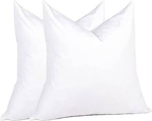 lot 1181 image: puredown  Euro Pillow Inserts 26x26 (Pack of 2), White
