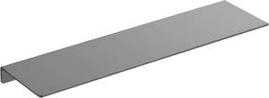 lot 1190 image: Danpoo Metal Shelf, 20-Inch Floating Wall Shelf, Grey