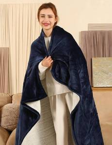 lot 1199 image: ESTINGO Heated Blanket 1-10h Timer, 6 Heat Levels, 72x84 Navy