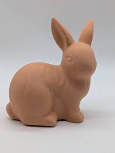 lot 22312 image: Terracotta Bunny Garden Figurine