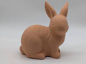 lot 22313 image: Terracotta Ceramic Bunny