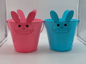lot 22315 image: Easter Bunny Face Sand Pails