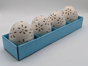 lot 22317 image: Elements LED Decorative Eggs, set of 4.