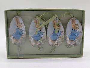 lot 22324 image: Peter Rabbit Easter Ornament Set of Four