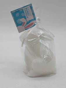 lot 22328 image: Easter White Bunny Candle in packaging