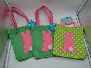 lot 22347 image: Easter Bunny Gift Bags Set of 3