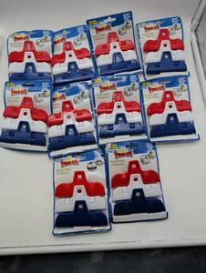 lot 22516 image: Power Clips All Purpose Spring Loaded Clips - 10 packages of 3 each