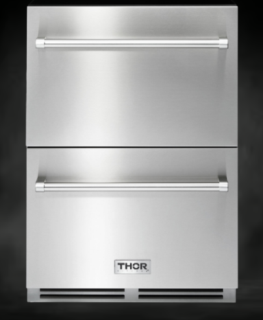 lot 39013 image: 24 Inch Indoor Outdoor Refrigerator Drawer  Model TRF24U