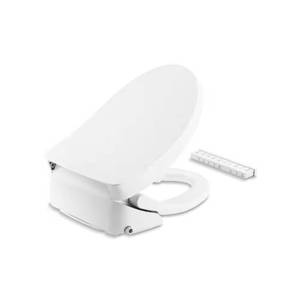 lot 2685 image: KOHLER C -325 Electric Bidet Seat for Elongated Toilet in. White