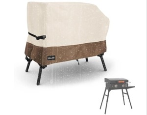 lot 2694 image: Blackstone 22 Inch Griddle Cover - Heavy Duty, Waterproof, Beige