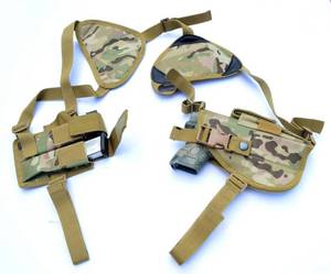 lot 2702 image: Acid Tactical Concealed Carry Gun Holster Walther Ruger XD Pistol Shoulder Holster Multicam