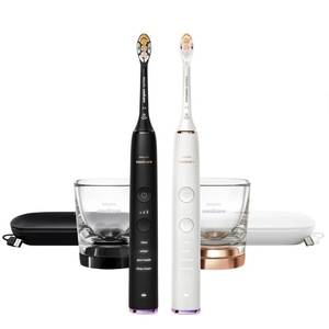 lot 2715 image: Philips Sonicare DiamondClean Smart Electric Rechargeable Toothbrush, 2-pack - PinkWhite