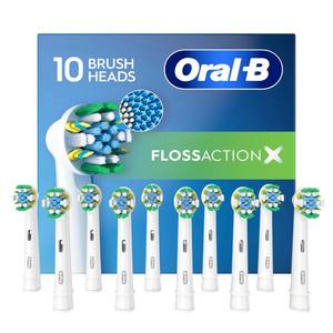 lot 2726 image: Oral-B Floss Action Replacement Electric Toothbrush Heads, 10-count