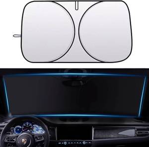lot 2789 image: Car Windshield Sun Shade Thickening Car Front Window Shades for Sun Heat and UV Protection Foldable Car Reflective Sun Blocker Fits Car, Truck, SUV - Small 55 x 33 in