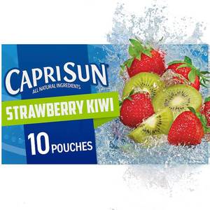 lot 2822 image: Capri Sun Strawberry Kiwi Ready-to-Drink Juice (10 Pouches)