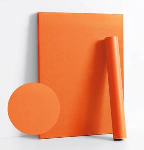 lot 2831 image: LOT OF 11 - Dimoon 118x17.7 Orange Peel and Stick Wallpaper Contact Paper Modern Self Adhesive Wall Paper Removable Renter Friendly Textured Solid Color Shelf Vinyl Roll (118x17.7,Tropical Orange)