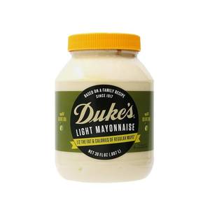 lot 2833 image: Duke s Light Mayonnaise with Olive Oil Blend Jar   Smooth & Creamy Taste, 30 Ounce (Pack of 1)