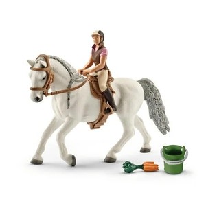lot 2836 image: Schleich - Horse Club Lipizzaner Mare Horse & Rider Playset Animal Toy Figurine, 2 Pcs