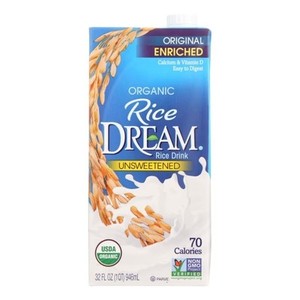 lot 2858 image: Rice Dream Organic Original Unsweetened Rice Drink - 32 oz