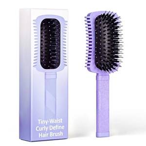 lot 2957 image: Curl Defining Brush, Volume Curly Hair Brush Products for Effortlessly Detangling Combing and Styling Womens Curls, Waves & Coils, Hair Tools to Reduce Pulling