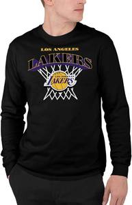 lot 2993 image: Junk Food x NBA - Nothing But Net - Officially Licensed Adult Long Sleeve T-Shirt for Men & Women XL