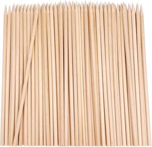 lot 2999 image: 6 Natural Bamboo Wooden Skewers the diameter is 4mm (100 PCS) for BBQ, Fruit Cocktail Kabob Chocolate Fountain Appetiser,Grilling Kitchen crafting and Party