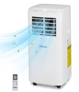 lot 2690 image: Ktaxon 5100 BTU (8000 BTU ASHRAE) Portable Air Conditioner &amp Dehumidifier Function Remote W Window Kit,White