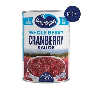 lot 3036 image: 4 CANS of Ocean Spray Whole Berry Cranberry Sauce - 14oz