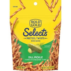 lot 3077 image: Rold Gold Selects Pretzel Twists Dill Pickle - 4oz