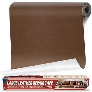 lot 3133 image: Leather Repair Tape Patch, 17 x 79 Self Adhesive Leather Patches for Furniture,Vinyl Repair Kit for Car Seat, Couch, Chairs, Boat Seat, Sofa Brown